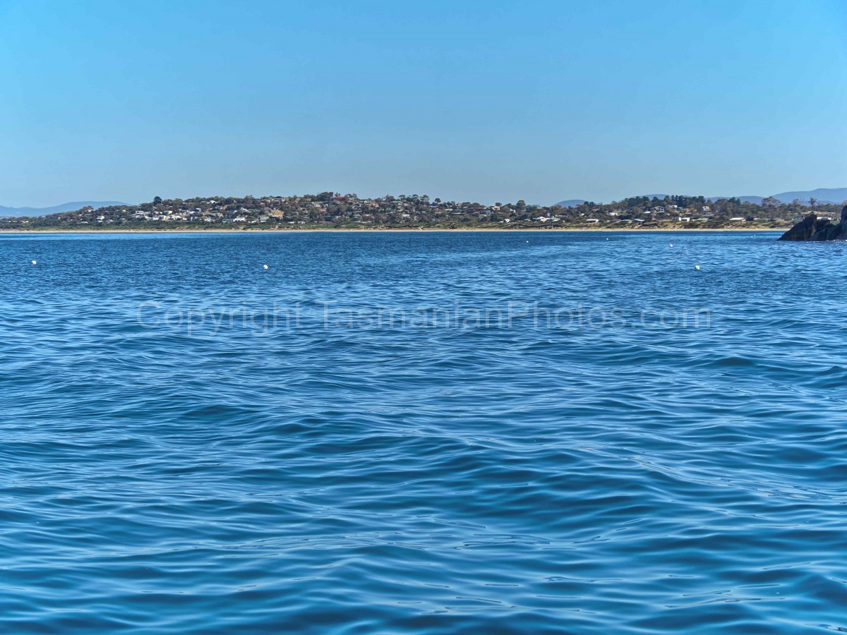 View of Carlton Beach and Frederick Henry Bay  Carlton, Tasmania. (martin chambers: tasmanianphotos.com) (21/01/22) : Carlton-Beach-Tasmania_20220121-084751