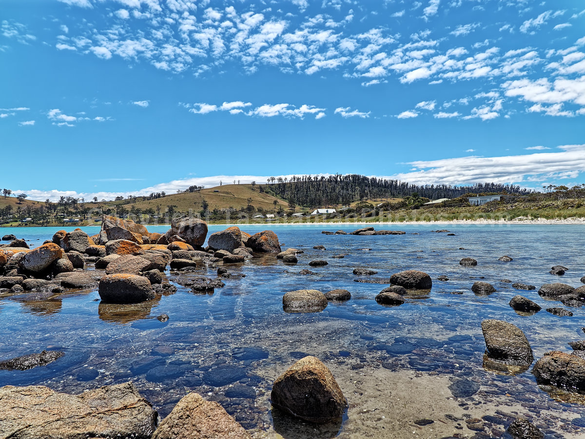 View from the beach at Connelly's Marsh, Tasmania.  (martin chambers: tasmanianphotos.com) (17/12/19) : Connellys-Marsh-Tasmania_20191217-203305