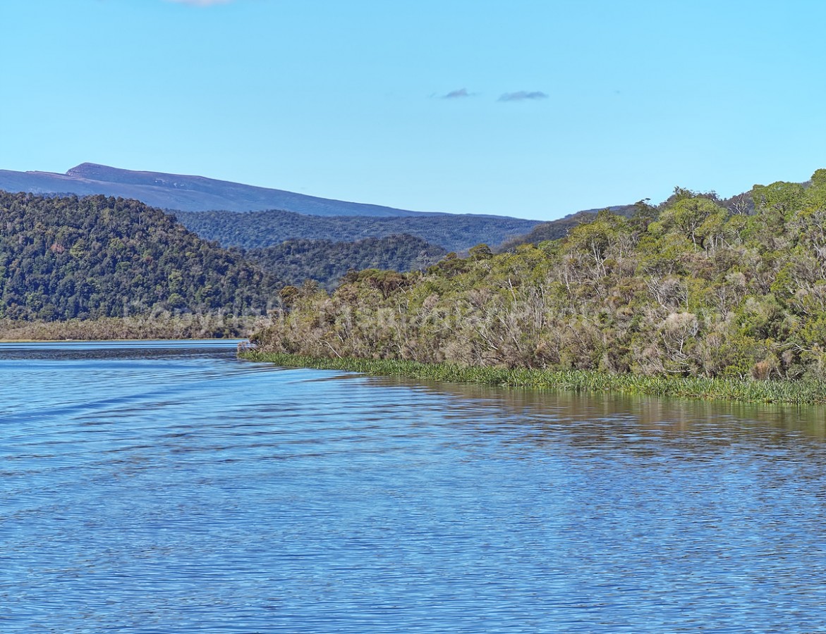 Gordon River and Maquarie Harbour.  Strahan. West Coast Tasmania. (martin chambers: tasmanianphotos.com) (07/10/20) : Gordon-River-Tasmania_20201007-213804
