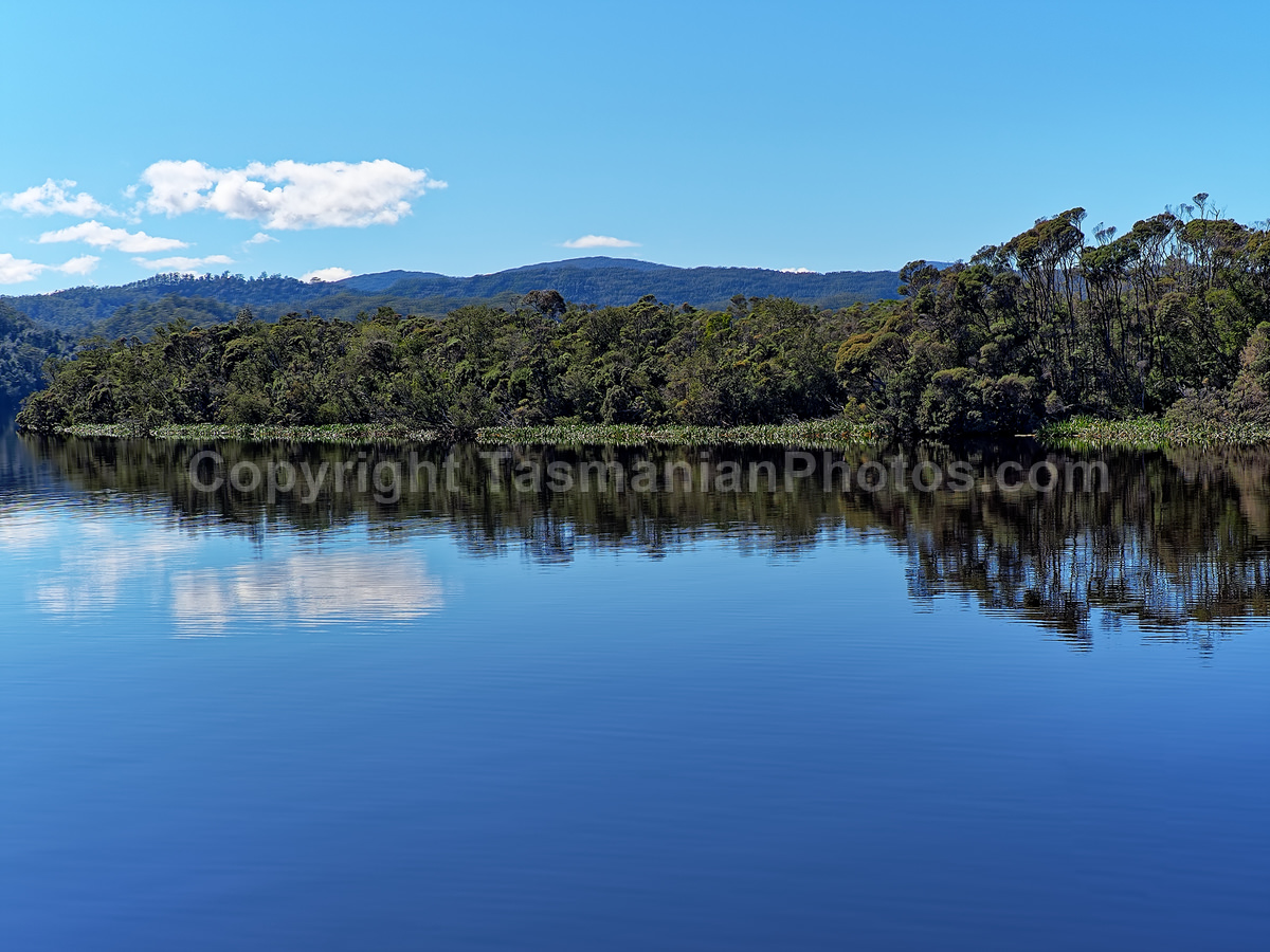 Gordon River and Macquarie Harbour. Strahan. West Coast Tasmania. (martin chambers: tasmanianphotos.com) (07/10/20) : Gordon-River-Tasmania_20201007-214548