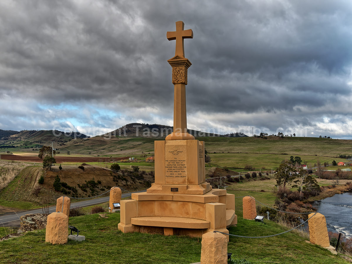 Gretna War Memorial, Gretna, Central Highlands, Tasmania. (martin chambers: tasmanianphotos.com) (27/06/21) : Gretna-War-Memorial-Tasmania_20210627-150555