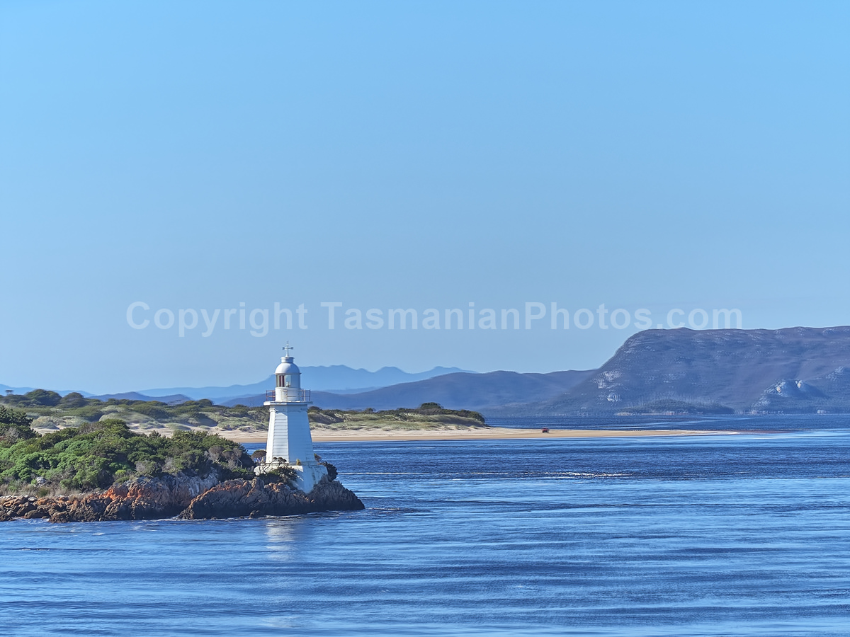 Hells Gates and Entrance Island on the Maquarie Harbour.  Strahan. West Coast Tasmania. (martin chambers: tasmanianphotos.com) (07/10/20) : Hells-Gates-Tasmania_20201007-215002