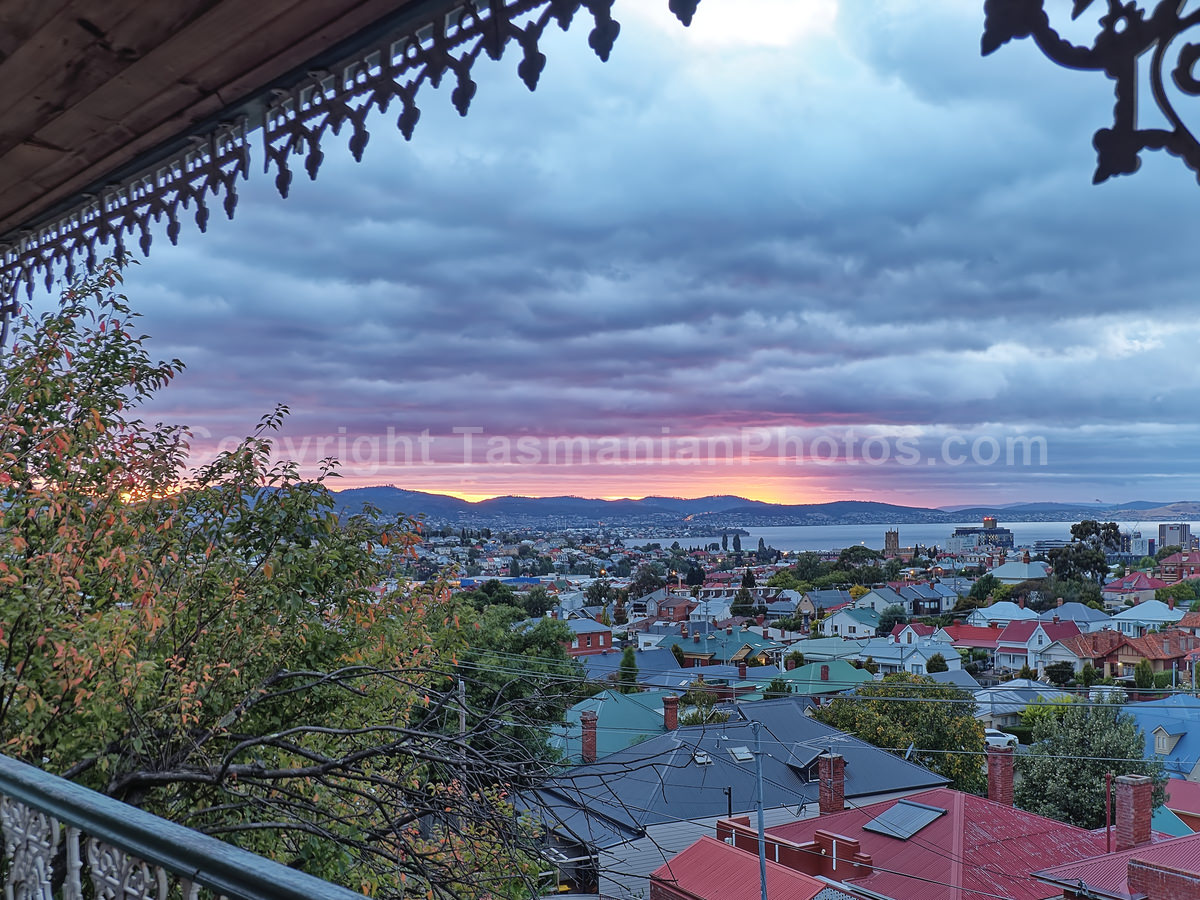 View over Hobart City from West Hobart, Tasmania.  (martin chambers: tasmanianphotos.com) (27/02/20) : Hobart-City-West-Hobart-Tasmania_20200227-095948