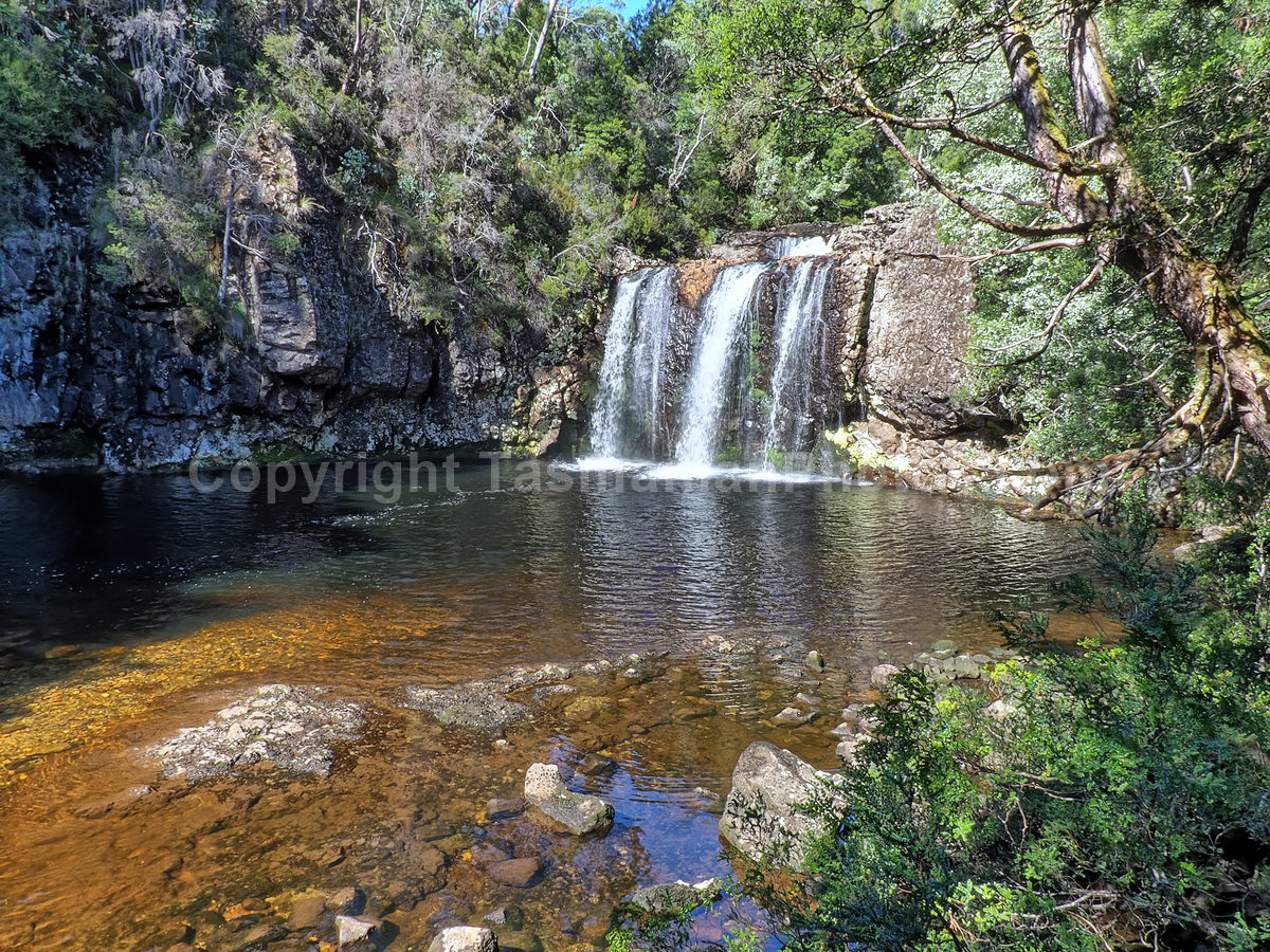 Knyvet Falls at Cradle Mountain. Cradle Mountain Lake St Clair National Park. (martin chambers: tasmanianphotos.com) (21/02/21) : Knyvet-Falls-Tasmania_20210221-175419