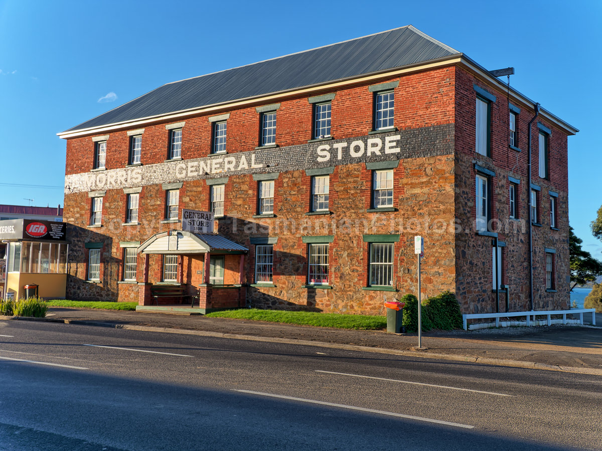 Morris General Store. East Coast, Tasmania. (martin chambers: tasmanianphotos.com) (04/10/21) : Morris-General-Store-Tasmania_20211004-171736