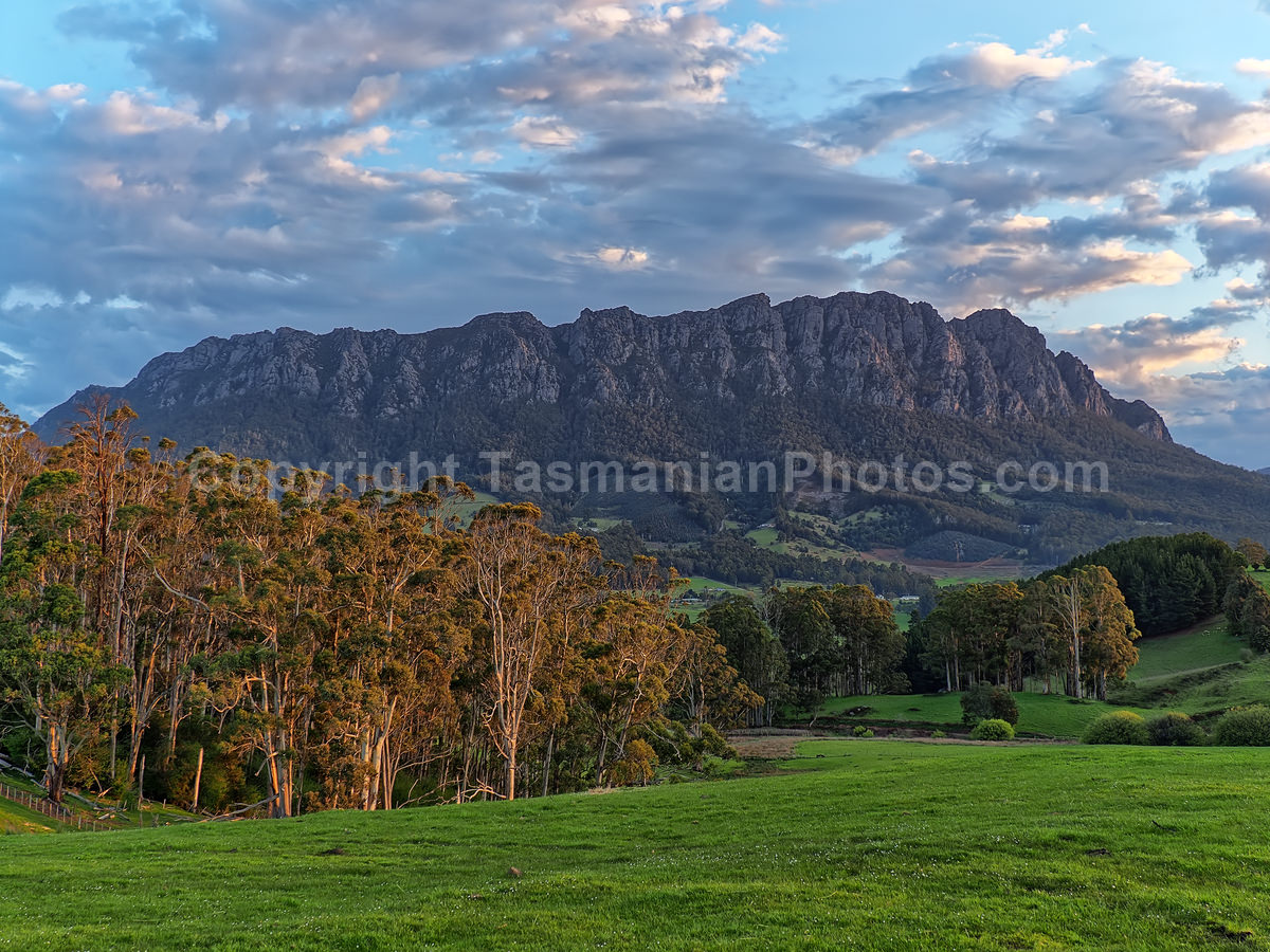 Mount Roland outside of Sheffield in the North West Coast Region, Tasmania. (martin chambers: tasmanianphotos.com) (02/10/20) : Mount-Roland-Tasmania_20201002-085701