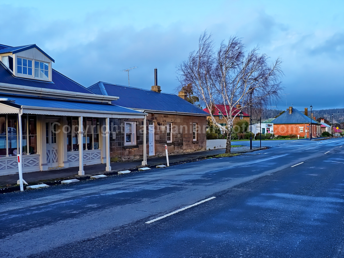 High Street in Oatlands, Tasmania. (martin chambers: tasmanianphotos.com) (21/09/19) : Oatlands-Tasmania_20190921-204156