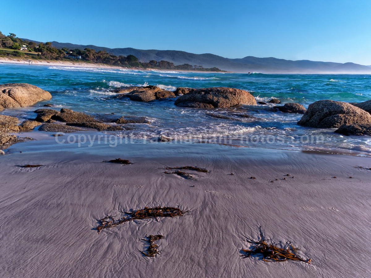 Redbill Beach, Bicheno on the East Coast of Tasmania. (martin chambers: tasmanianphotos.com) (13/07/21) : Redbill-Beach-Tasmania_20210713-150212