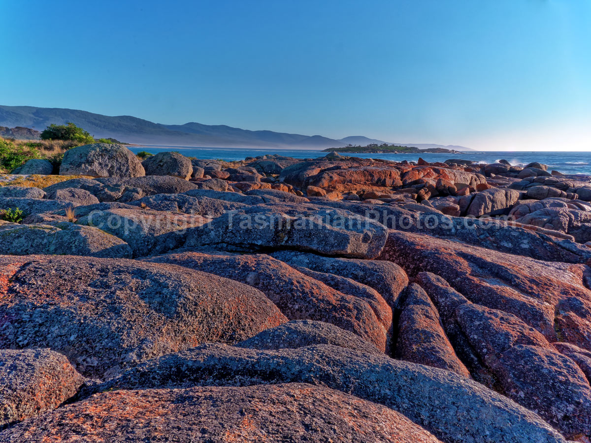 Redbill Beach, Bicheno on the East Coast of Tasmania. (martin chambers: tasmanianphotos.com) (13/07/21) : Redbill-Beach-Tasmania_20210713-150231