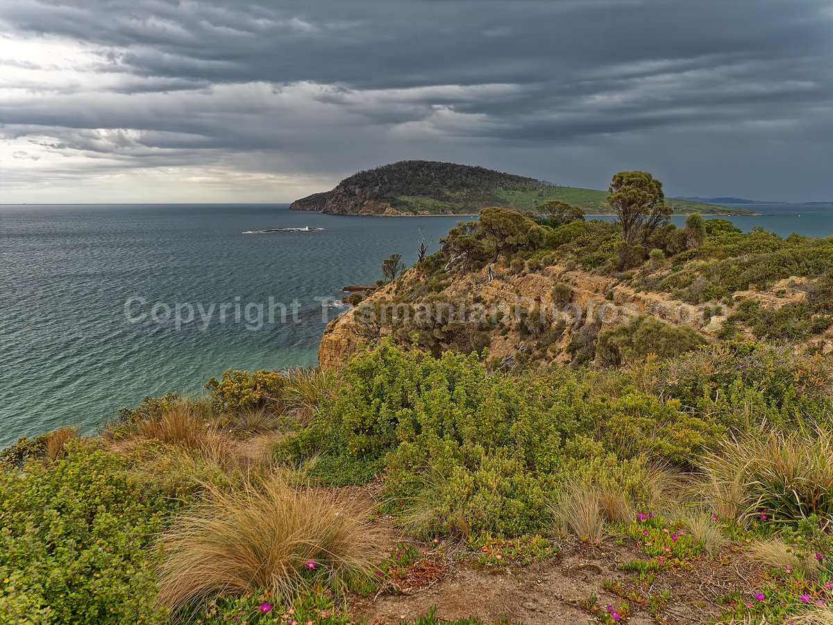 View from the South Arm Nature Recreation Area (Betsey Island), South Arm, Tasmania, Australia. (martin chambers: tasmanianphotos.com) (03/11/19) : South-Arm-Nature-Recreation-Area-Betsy-Island-Tasmania_20191103-203602