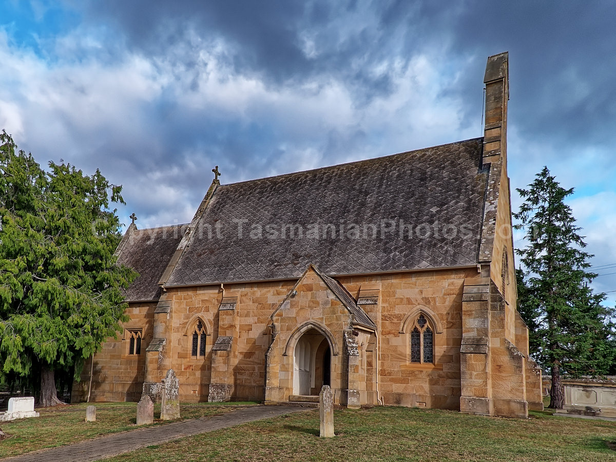 St John the Baptist Anglican Church, Buckland, Tasmania.  (martin chambers: tasmanianphotos.com) (12/04/21) : St-John-the-Baptist-Anglican-Church-Tasmania_20210412-151623