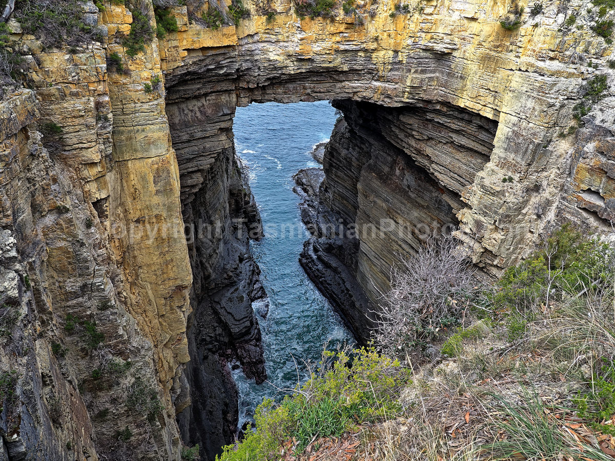 Tasman Arch on the Tasman Peninsula, Tasmania. (martin chambers: tasmanianphotos.com) (10/10/19) : Tasman-Arch-Tasmania_20191010-203738